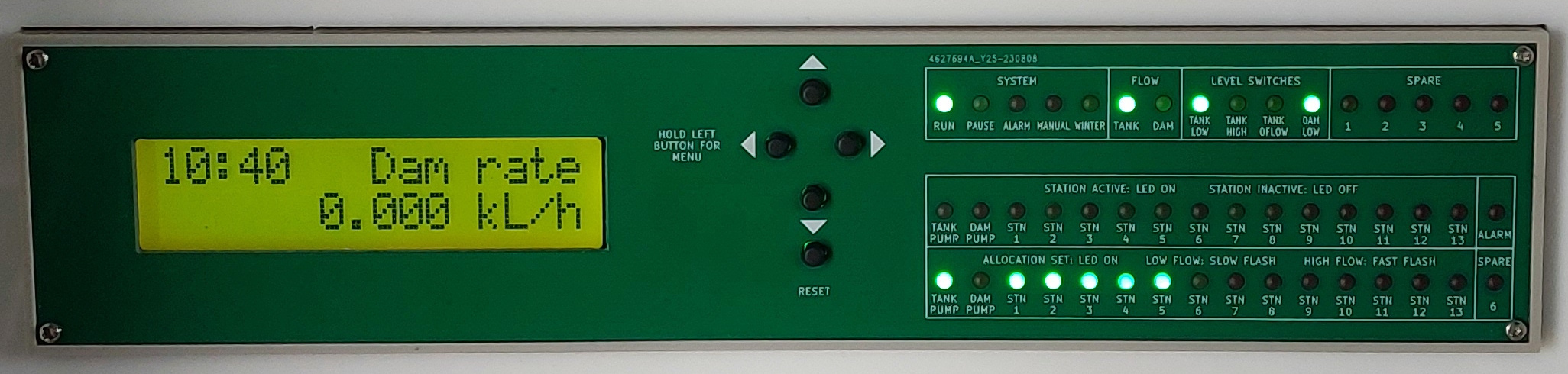Pumped irrigation controller